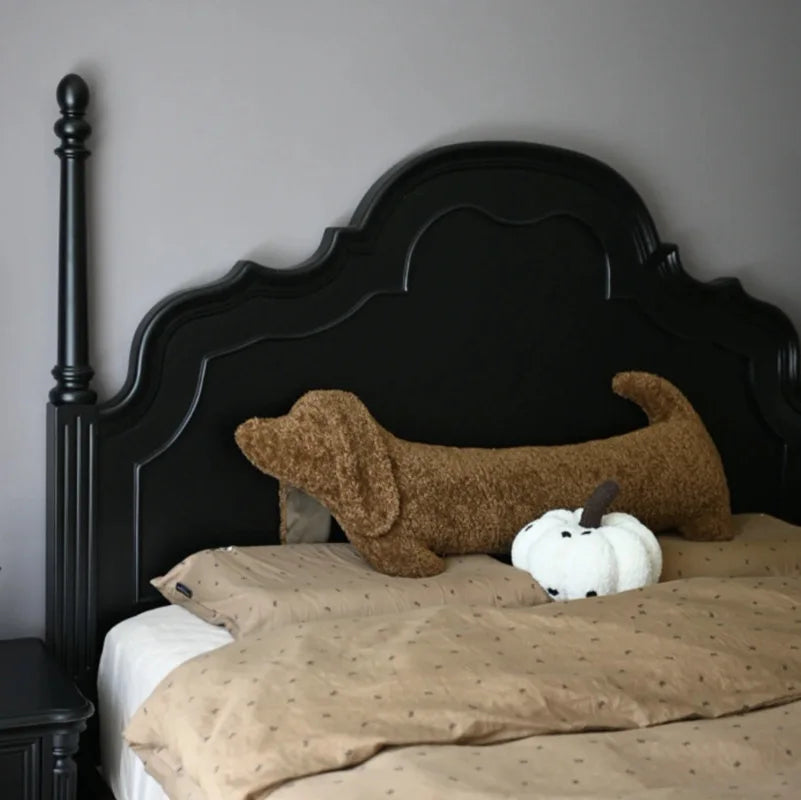 Pillow Plush Dachshund Dog Lounge Humor Nordic Novelty Funny Bedroom Sofa Living Room Couch Home Decor Kids Gift Housewarming
