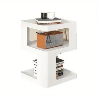 Side Table ABS Origami Folding Nordic Colorful Contemporary Furniture Living Room Bedroom Office Home Accent Table Gift Housewarming