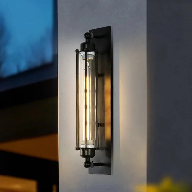 Wall Lamp Lantern Retro Industrial Vintage Fixture Light Bedroom Living Room Office Hallway Entryway Home Decor Gift Housewarming