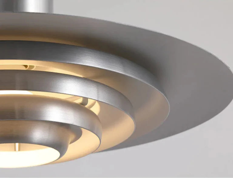 Pendant Ceiling Light Aluminum Contemporary Metal Minimalist Hanging Lamp Living Room Bedroom Dining Kitchen Office Gift