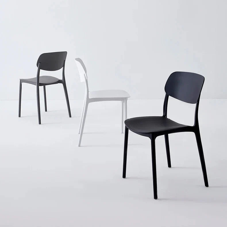 Dining Chair ABS Plastic Nordic Colorful Minimalist Kitchen Island Counter Office Living Room Home Furniture Gift Housewarming