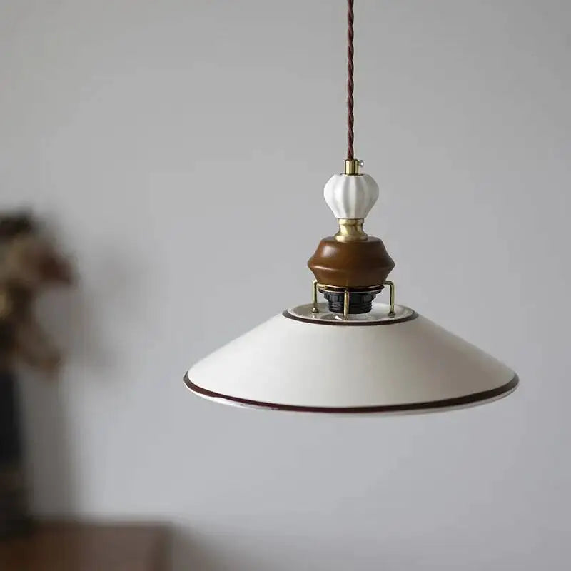 Pendant Ceiling Light Vintage French Ceramic Nordic Retro Hanging Lamp Living Room Bedroom Dining Kitchen Office Home Gift