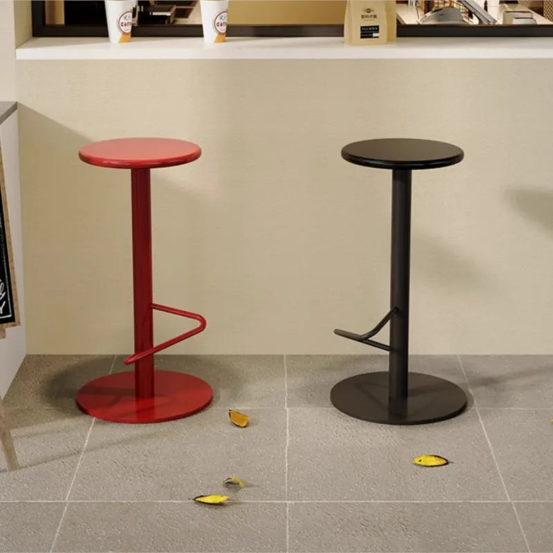Bar Stool Counter Stool Metal Colorful Contemporary Retro Kitchen Dining Room Island Home Furniture Housewarming Gift Mid-Century