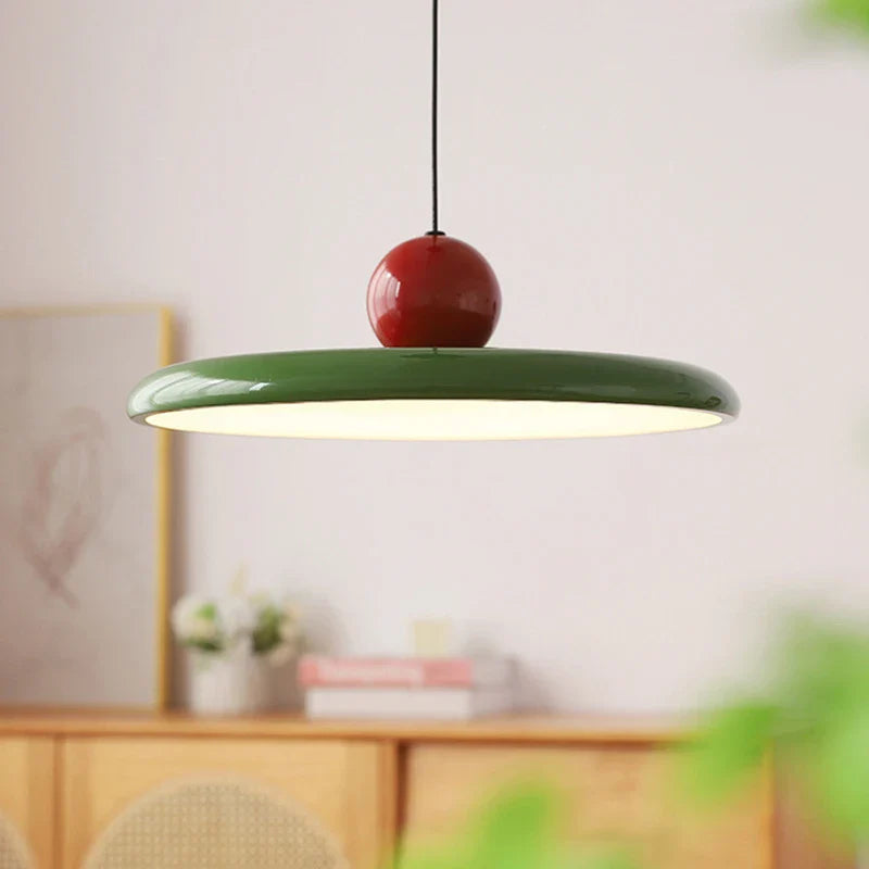 Pendant Ceiling Light Ball Saucer Nordic Mid-Century Retro Colorful Hanging Lamp Living Room Bedroom Dining Kitchen Gift