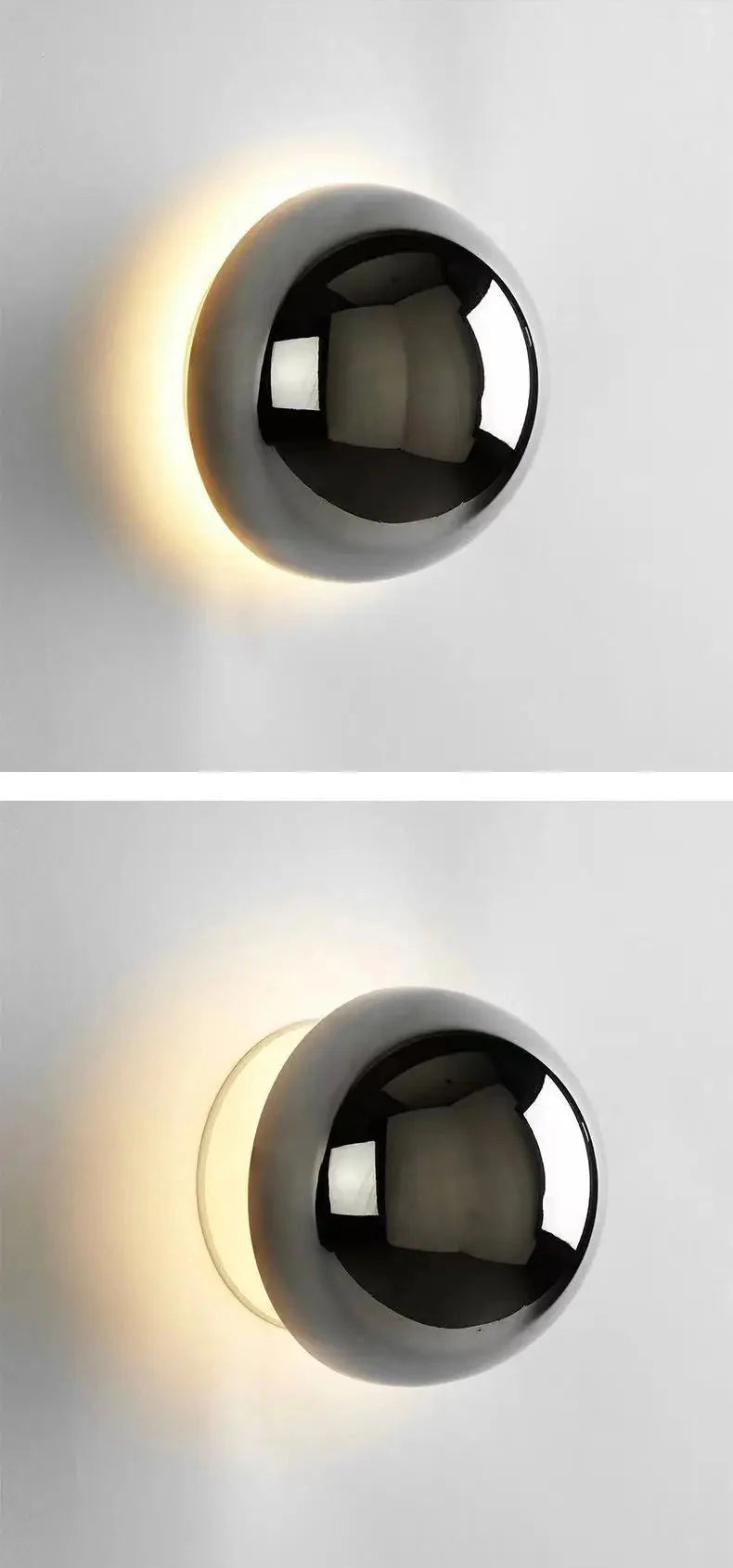 Wall Lamp Metal Dome Minimalist Contemporary Hotel Nordic Bedroom Living Room Office Bathroom Home Decor Housewarming Gift