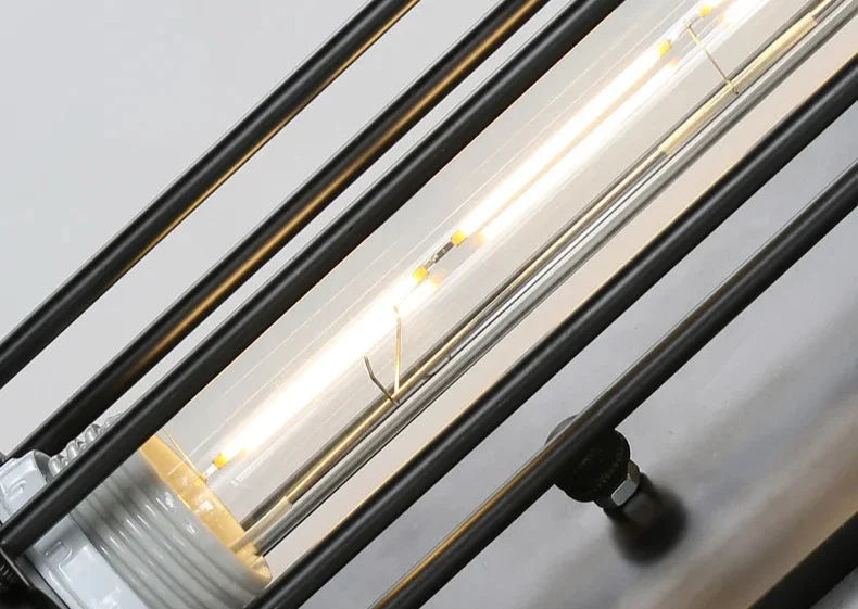 Wall Lamp Lantern Retro Industrial Vintage Fixture Light Bedroom Living Room Office Hallway Entryway Home Decor Gift Housewarming