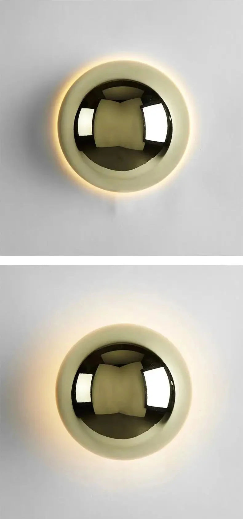 Wall Lamp Metal Dome Minimalist Contemporary Hotel Nordic Bedroom Living Room Office Bathroom Home Decor Housewarming Gift