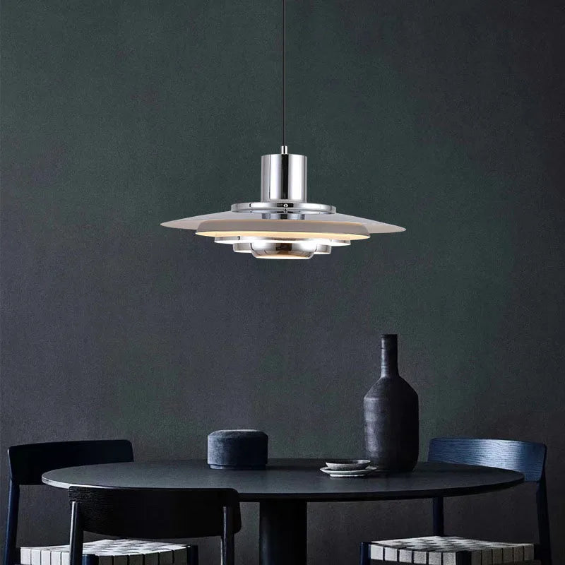 Pendant Ceiling Light Aluminum Contemporary Metal Minimalist Hanging Lamp Living Room Bedroom Dining Kitchen Office Gift