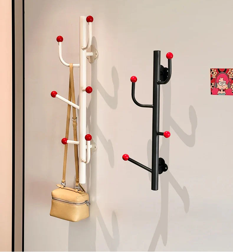 Wall Hook Coat Rack Hanger Retro Ball Metal Nordic Scandinavian Entryway Hallway Bedroom Living Room Home Decor Gift Contemporary