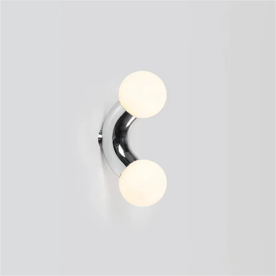 Wall Lamp Ceiling Light Chrome Ball Hotel Style Contemporary Fixture Bedroom Living Room Office Bathroom Home Decor Gift