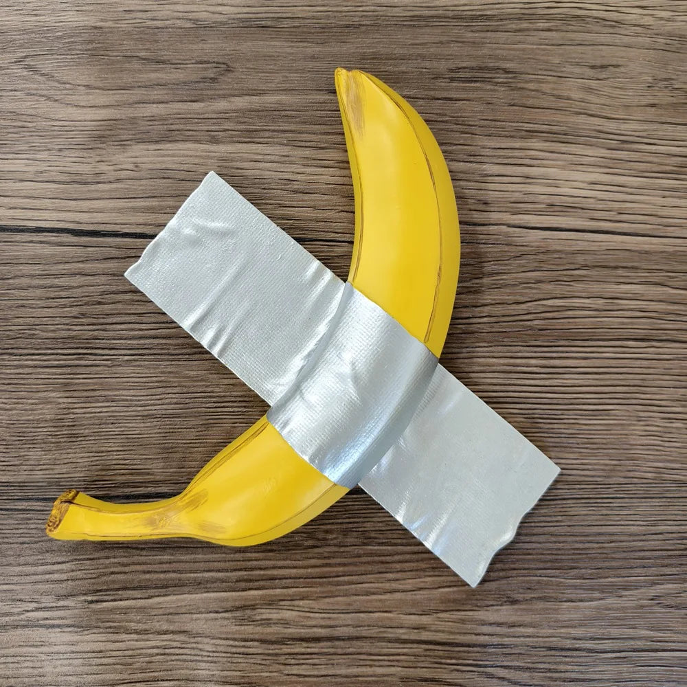 Wall Decor Banana Duck Tape Artistic Humor Contemporary Kid's Room Living Room Bedroom Office Home Decor Novelty Unique Gift