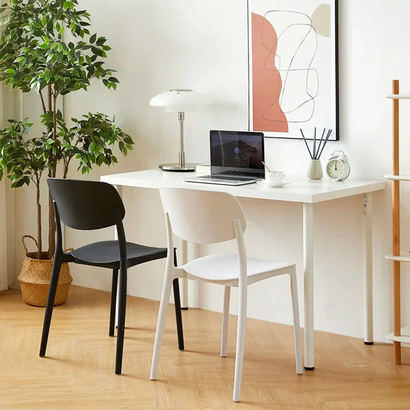Dining Chair ABS Plastic Nordic Colorful Minimalist Kitchen Island Counter Office Living Room Home Furniture Gift Housewarming