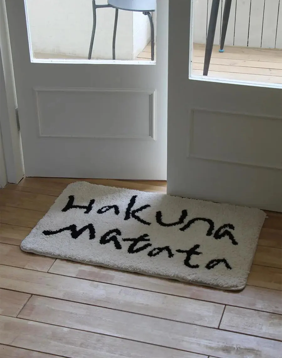 Bath Mat Rug Humor Funny Novelty Kid's Room Bathroom Bedroom Living Room Floor Mat Home Decor Housewarming Gift Housewarming