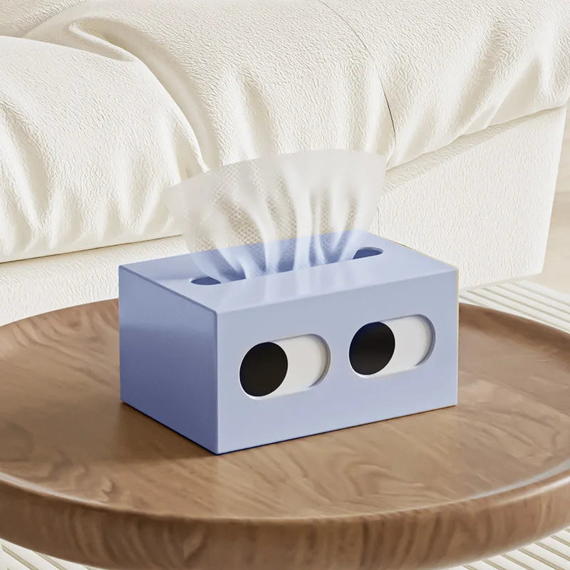 Tissue Holder Face Humor Retro Novelty Funny Game Room Desk Office Shelf Home Contemporary Unique Housewarming Decor Gift