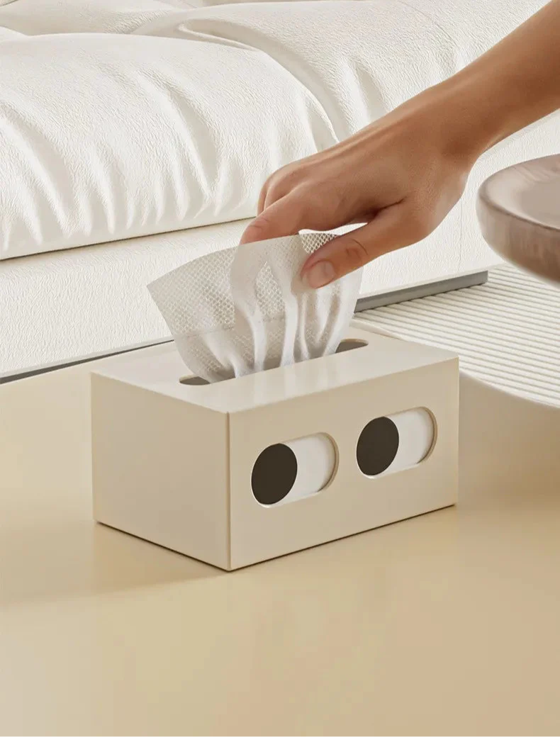Tissue Holder Face Humor Retro Novelty Funny Game Room Desk Office Shelf Home Contemporary Unique Housewarming Decor Gift