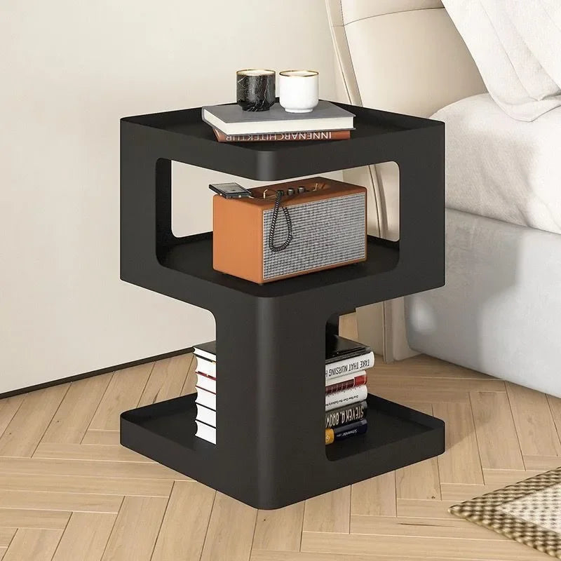 Side Table ABS Origami Folding Nordic Colorful Contemporary Furniture Living Room Bedroom Office Home Accent Table Gift Housewarming