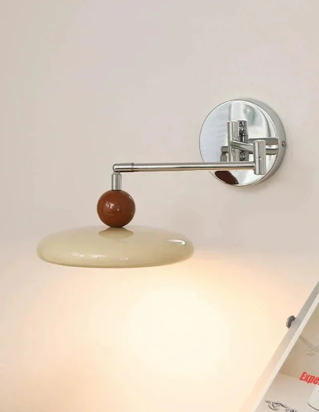 Wall Lamp Plug-in Ball Top Folding Nordic Mid-Century Retro Vintage Bedroom Living Room Office Reading Home Decor Gift Gift