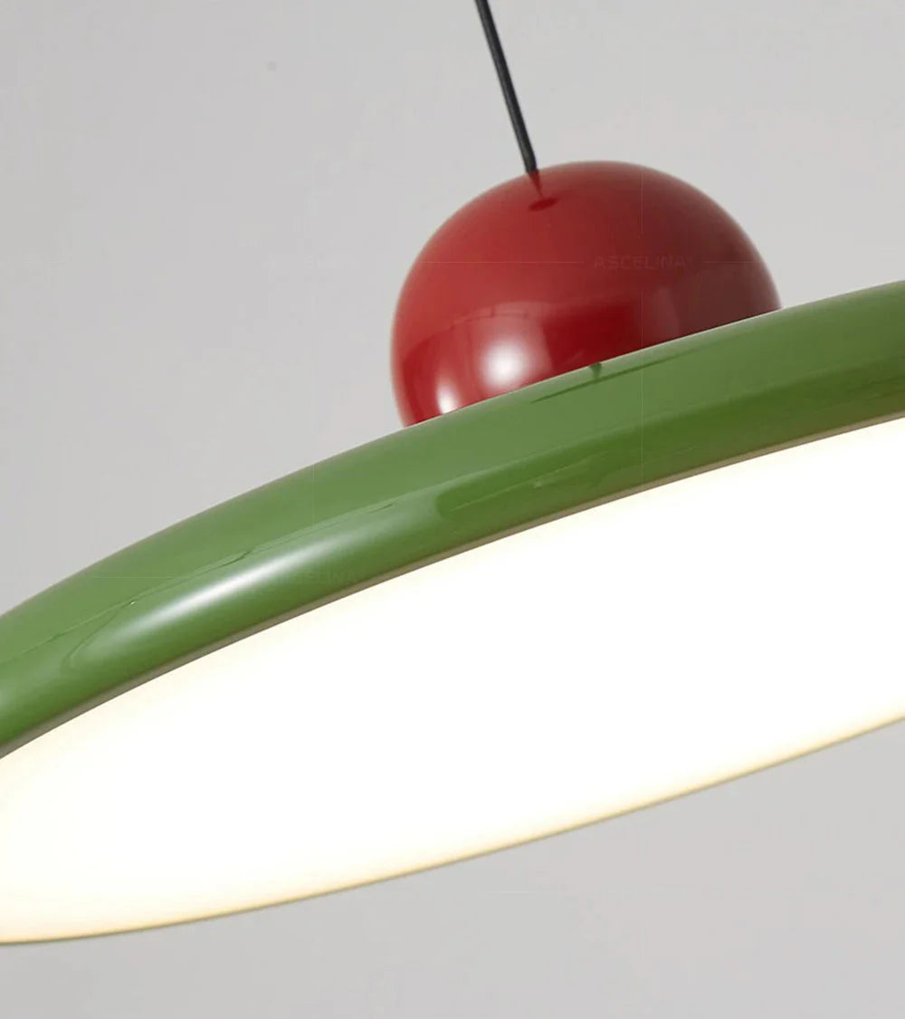 Pendant Ceiling Light Ball Saucer Nordic Mid-Century Retro Colorful Hanging Lamp Living Room Bedroom Dining Kitchen Gift
