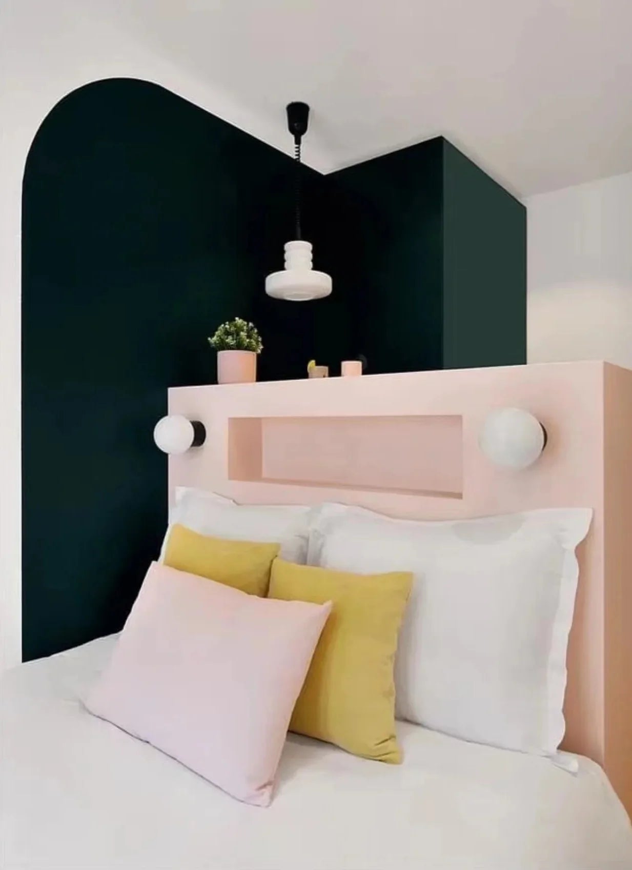 Pendant Ceiling Light Coil-Line Geometric Retro Contemporary Nordic Colorful Hanging Lamp Living Room Bedroom Kitchen Gift