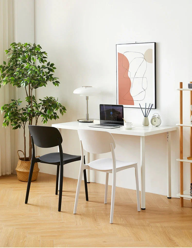 Dining Chair ABS Plastic Nordic Colorful Minimalist Kitchen Island Counter Office Living Room Home Furniture Gift Housewarming