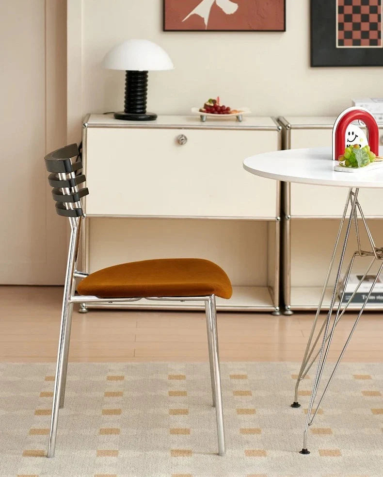 Dining Chair Wood Backrest MCM Mid-Century Nordic Contemporary Kitchen Office Living Room Home Furniture Housewarming Gift