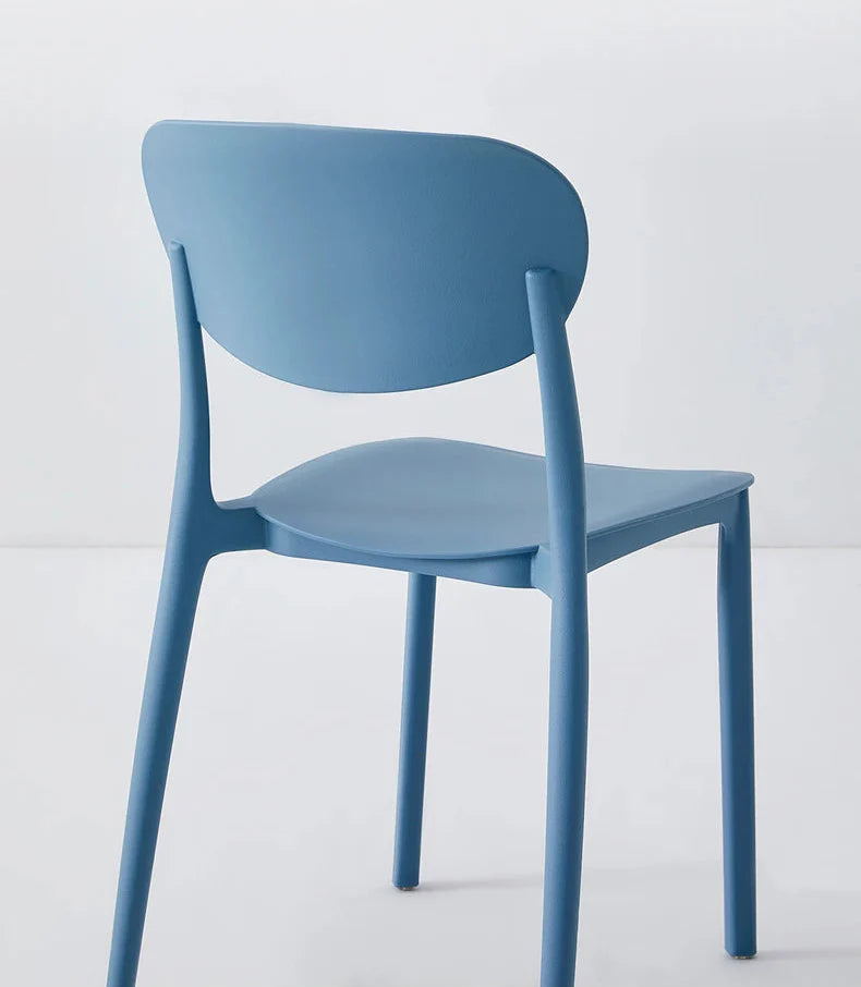 Dining Chair ABS Plastic Nordic Colorful Minimalist Kitchen Island Counter Office Living Room Home Furniture Gift Housewarming