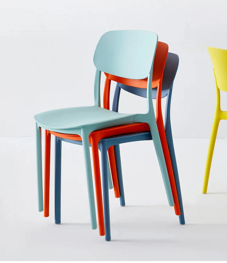 Dining Chair ABS Plastic Nordic Colorful Minimalist Kitchen Island Counter Office Living Room Home Furniture Gift Housewarming