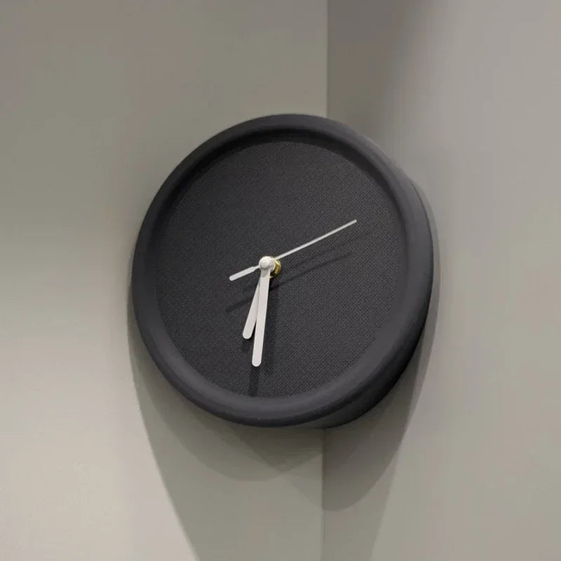 Wall Clock Corner Angle ABS Contemporary Retro Kid's Room Bedroom Living Room Office Kitchen Home Decor Colorful Gift Housewarming