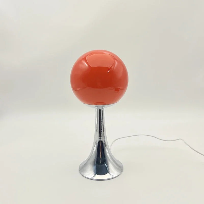 Table Lamp Colored Glass Ball Retro Contemporary Minimalist Bedroom Living Room Office Shelf Desk Home Decor Unique Gift