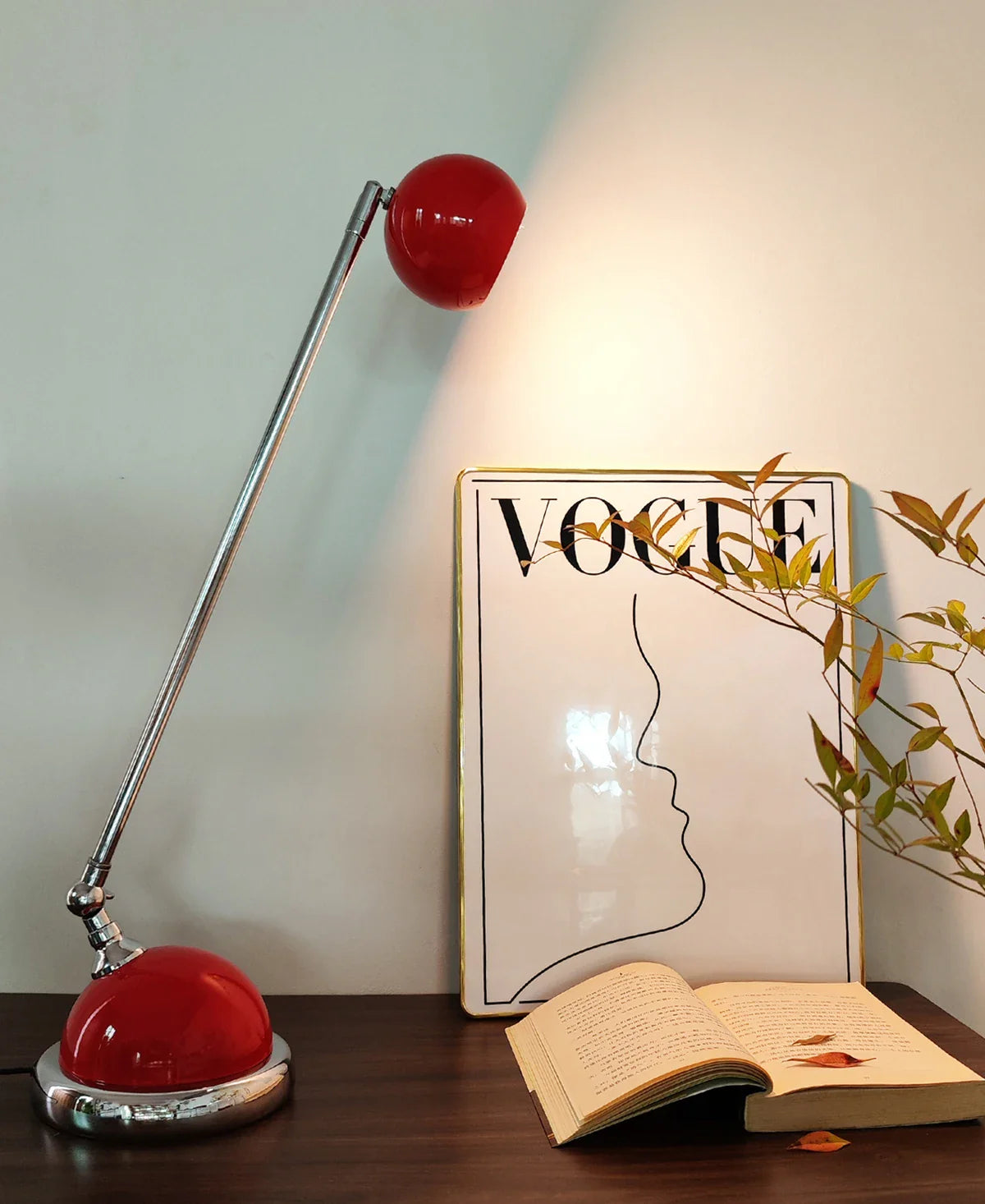Table Lamp Rotating Ball Minimalist Retro Contemporary Mid-Century Dimmable Bedroom Living Room Office Shelf Home Decor Gift
