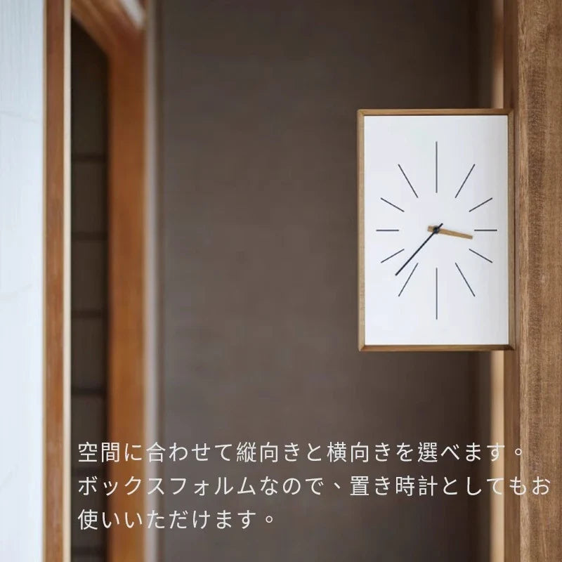 Wall Clock Table Clock Acacia Wood Japanese Vintage Wabi-Sabi Japandi Retro Living Room Bedroom Kitchen Office Home Decor Gift