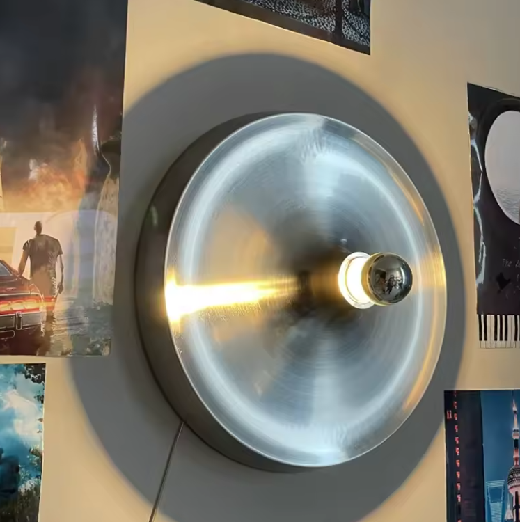 Wall Lamp Ceiling Light UFO Disc Retro Industrial Mid-Century Contemporary Vintage Living Room Bedroom Office Home Gift Housewarming
