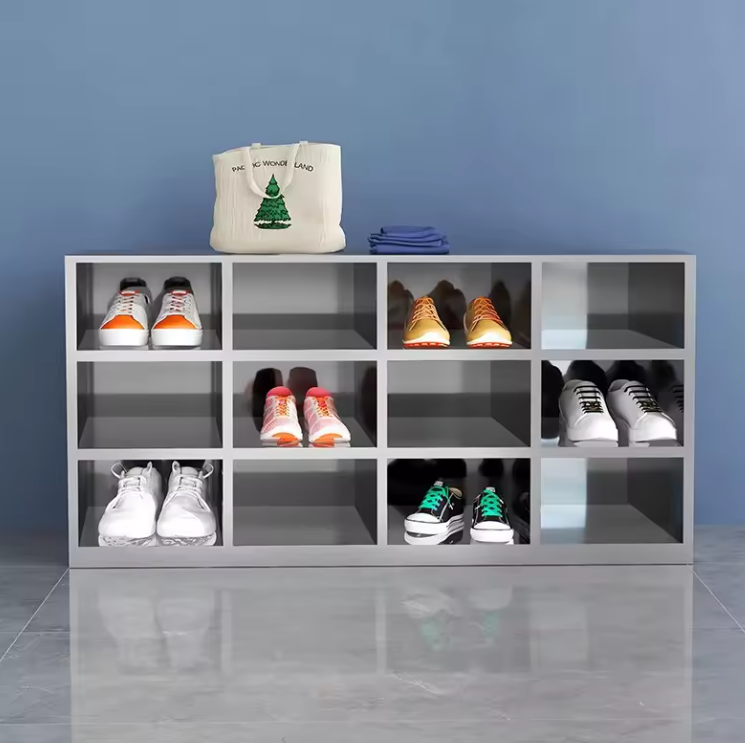 TV Stand Cabinet Stainless Steel Industrial Multi-Purpose Storage Organizer Furniture Living Room Office Home Decor Gift