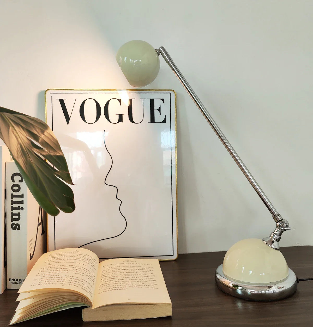 Table Lamp Rotating Ball Minimalist Retro Contemporary Mid-Century Dimmable Bedroom Living Room Office Shelf Home Decor Gift