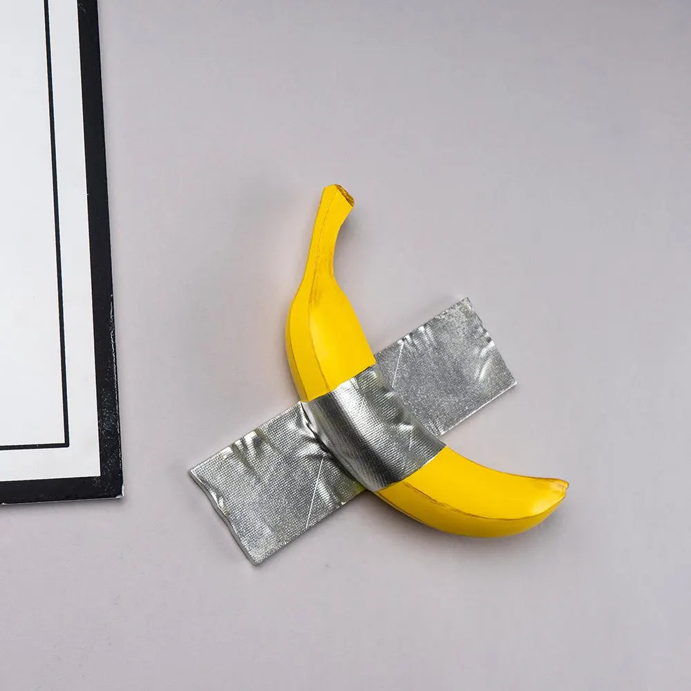 Wall Decor Banana Duck Tape Artistic Humor Contemporary Kid's Room Living Room Bedroom Office Home Decor Novelty Unique Gift