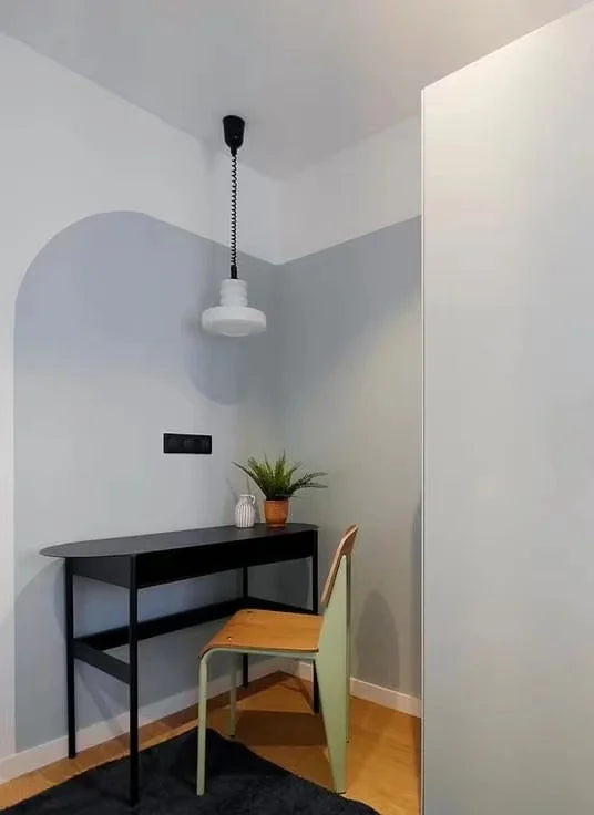Pendant Ceiling Light Coil-Line Geometric Retro Contemporary Nordic Colorful Hanging Lamp Living Room Bedroom Kitchen Gift