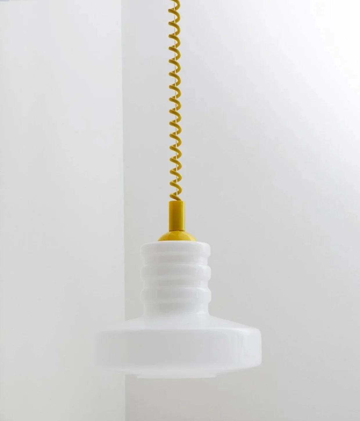 Pendant Ceiling Light Coil-Line Geometric Retro Contemporary Nordic Colorful Hanging Lamp Living Room Bedroom Kitchen Gift