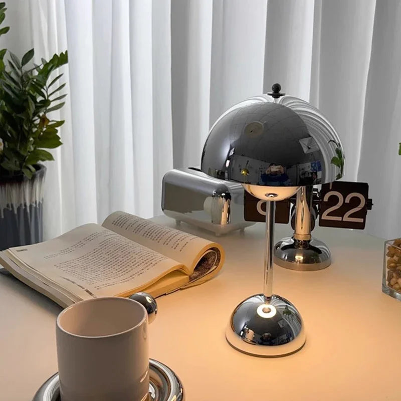 Table Lamp Mushroom Dimmable Contemporary Mid-Century Retro Minimalist Bedroom Living Room Office Shelf Desk Home Decor Gift