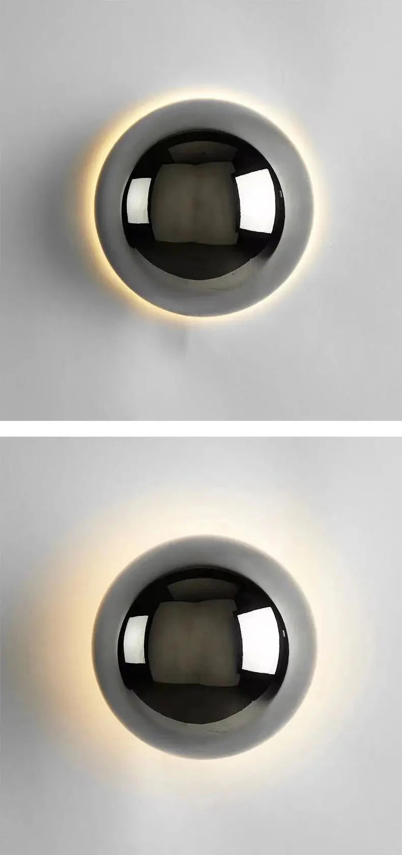 Wall Lamp Metal Dome Minimalist Contemporary Hotel Nordic Bedroom Living Room Office Bathroom Home Decor Housewarming Gift