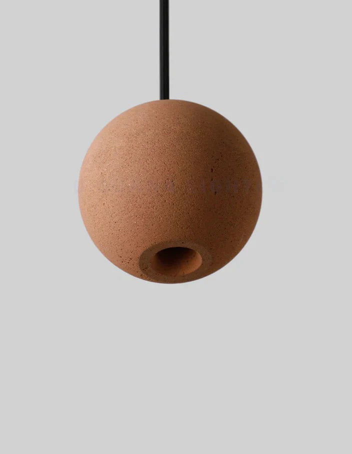 Ceiling Light Cement Moon Planet Ball Contemporary Fixture Chandelier Living Room Bedroom Dining Kitchen Office Home Gift