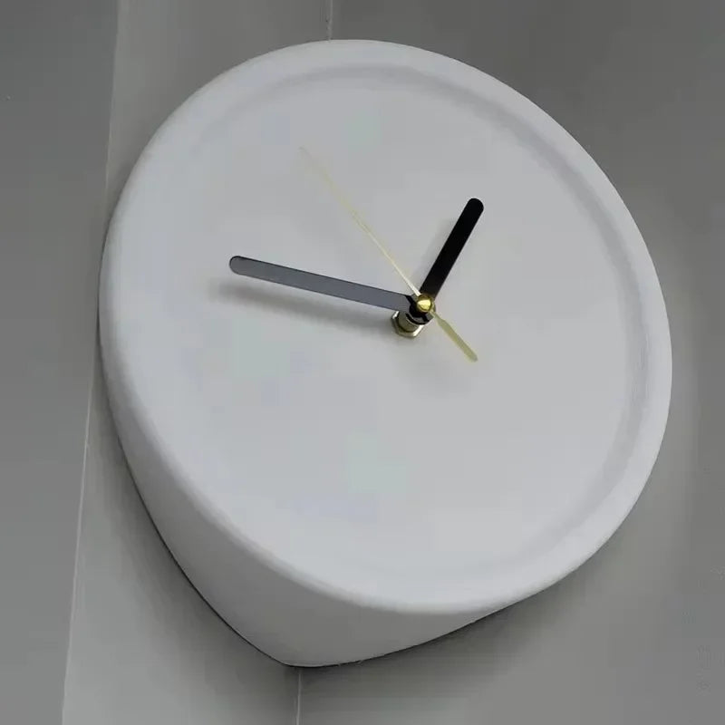 Wall Clock Corner Angle ABS Contemporary Retro Kid's Room Bedroom Living Room Office Kitchen Home Decor Colorful Gift Housewarming