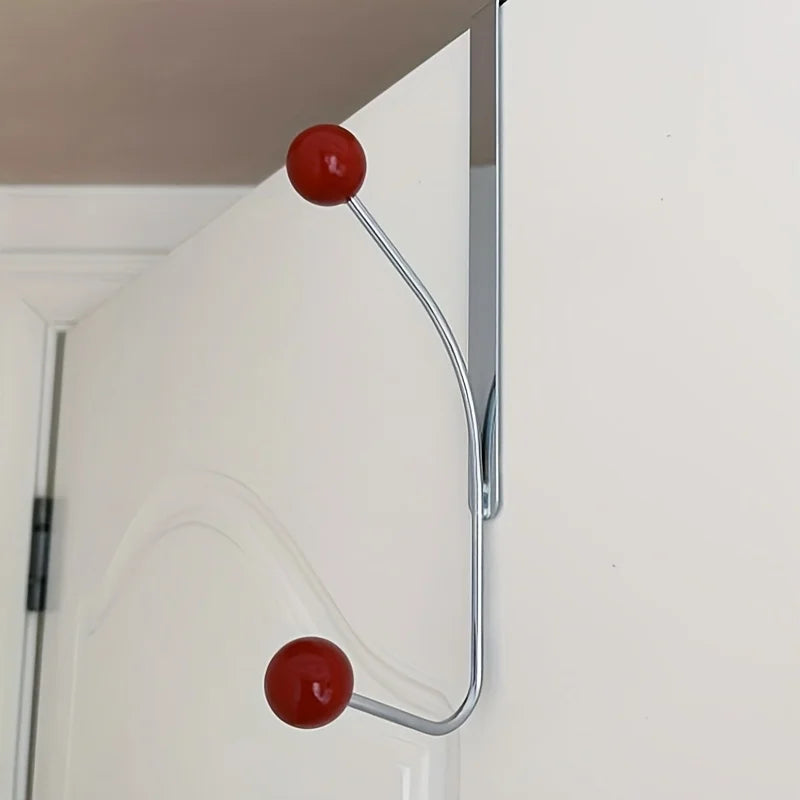 Door Hook Wall Hook Metal Ball Retro Mid-Century Nordic Hanger Rack Bedroom Entryway Hallway Living Room Home Decor Gift