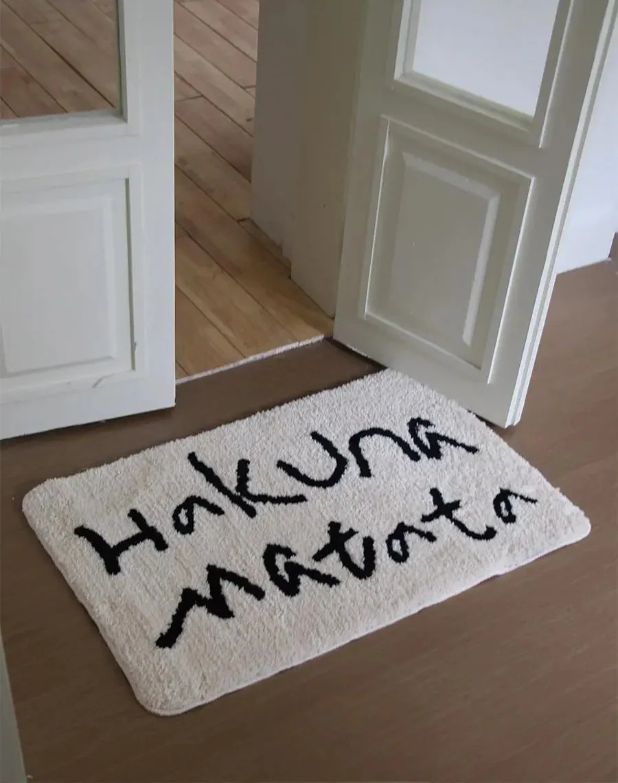 Bath Mat Rug Humor Funny Novelty Kid's Room Bathroom Bedroom Living Room Floor Mat Home Decor Housewarming Gift Housewarming