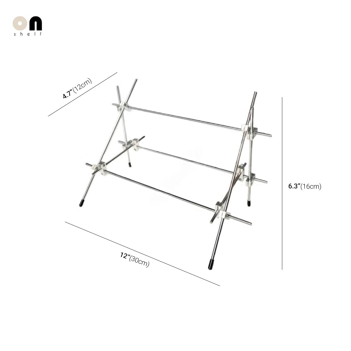 Record Display Stand Rack Stainless Steel Organizer Shelf Office Living Room Bedroom Home Decor Vinyl Record Storage Gift