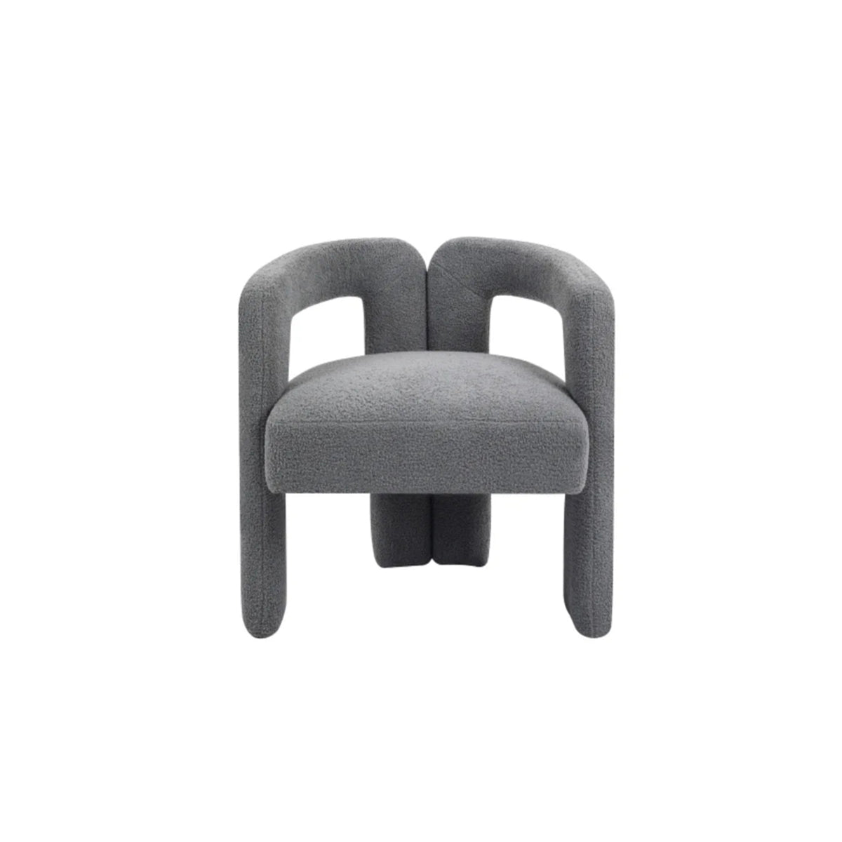 Lounge Chair Open Back Teddy Fabric Contemporary Couch Furniture Kitchen Living Room Bedroom Reading Home Furniture Gift