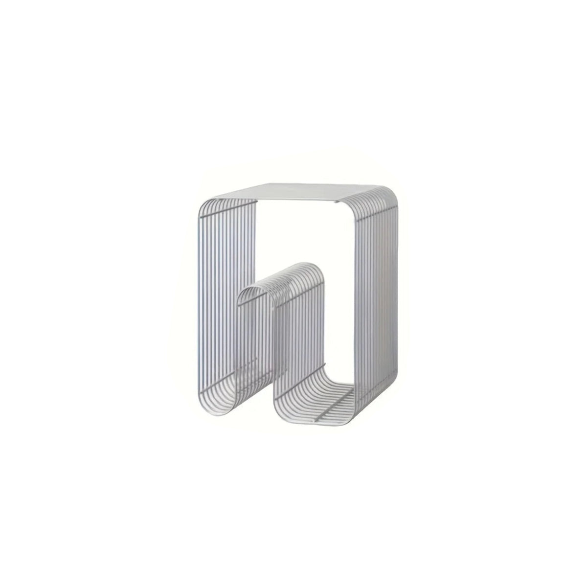 Magazine Rack Book Holder Geometric Patterned Metal Bookshelf Contemporary Nordic Minimalist Living Room Office Home Decor Gift