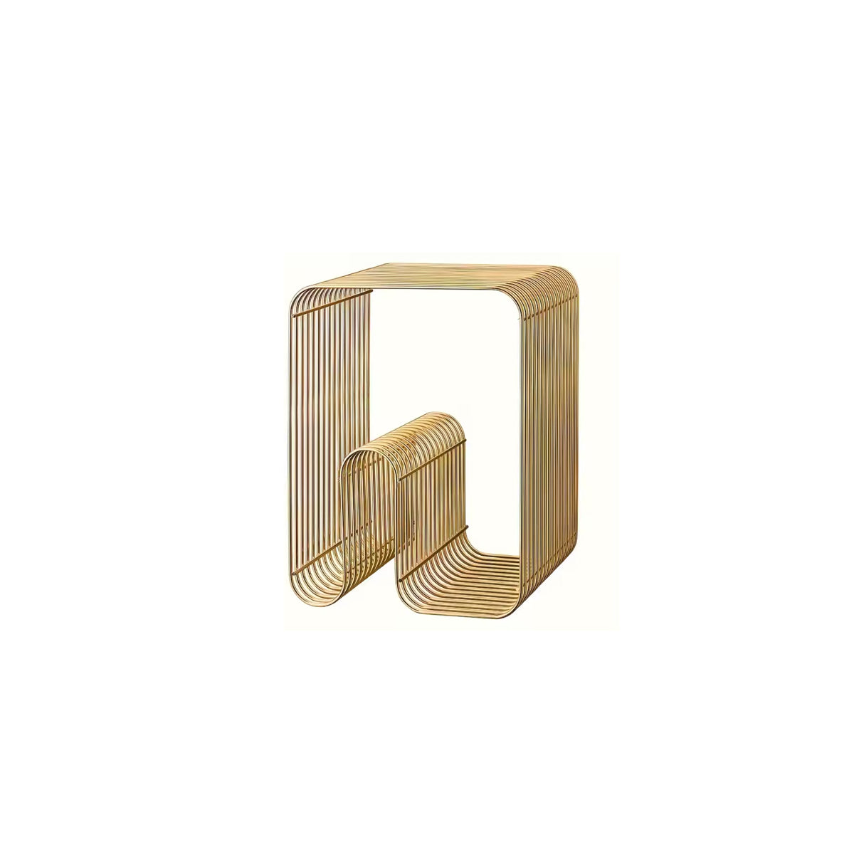 Magazine Rack Book Holder Geometric Patterned Metal Bookshelf Contemporary Nordic Minimalist Living Room Office Home Decor Gift