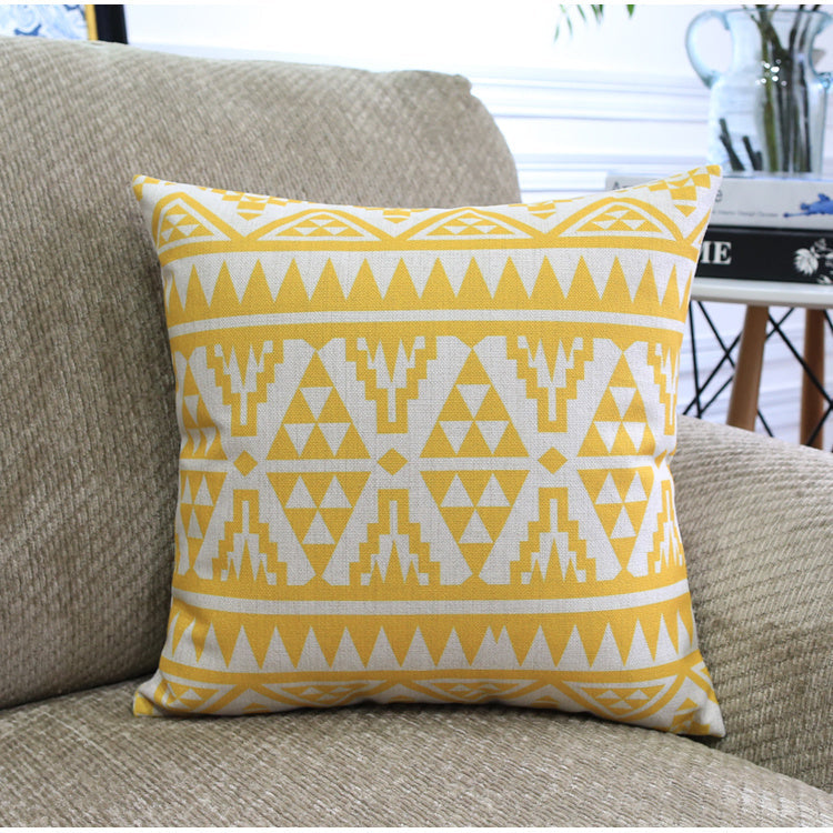 Geometric Abstract Cushion Cover