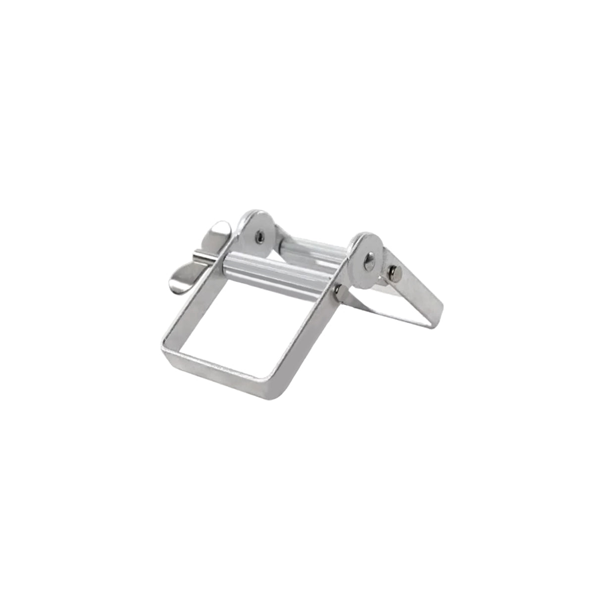 Toothpaste Holder Dispenser Stainless Steel Vintage Industrial Bathroom Shelf Home Organizer Contemporary Decor Unique Gift