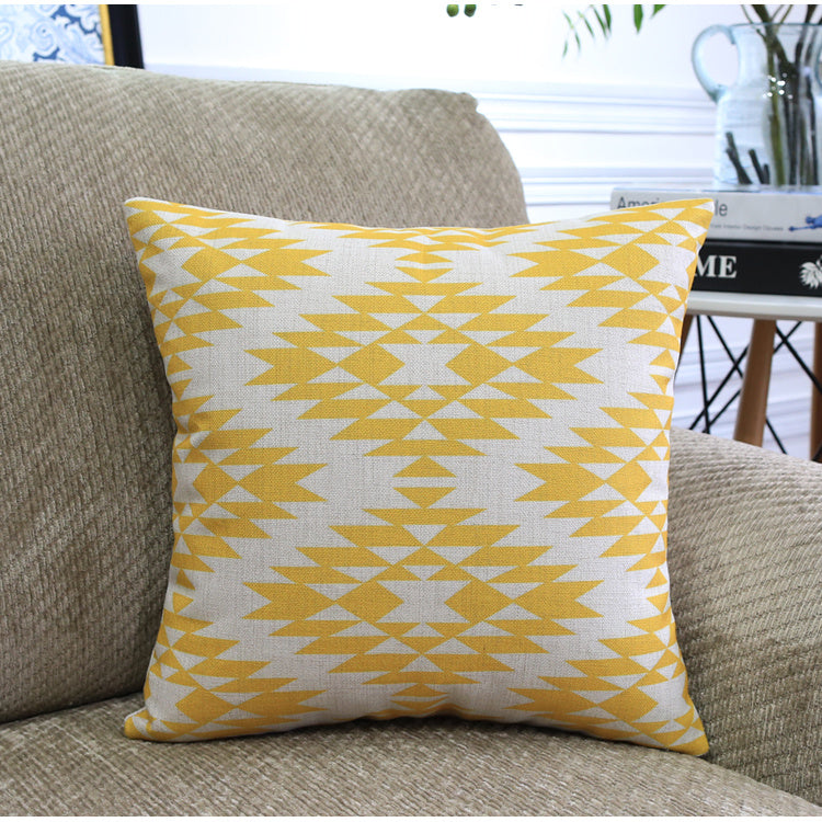 Geometric Abstract Cushion Cover
